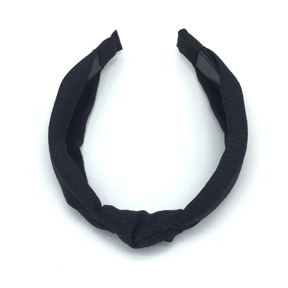 Cloth Wrapped Knot Top Desin Headband (Multiple Colors)-Lola Monroe Boutique