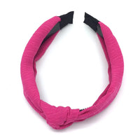 Cloth Wrapped Knot Top Desin Headband (Multiple Colors)-Lola Monroe Boutique