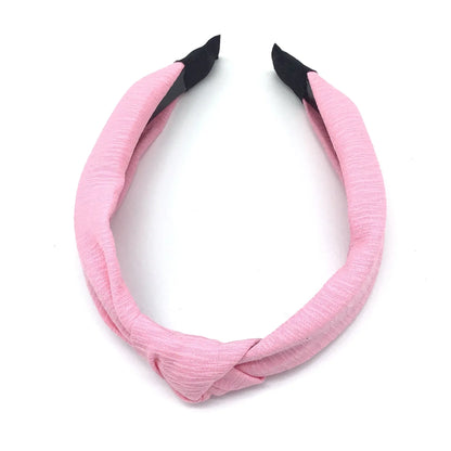 Cloth Wrapped Knot Top Desin Headband (Multiple Colors)-Lola Monroe Boutique