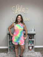 Color Run Lounge Shorts-Lola Monroe Boutique