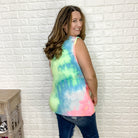 Color Run Lounge Tank Top-Lola Monroe Boutique