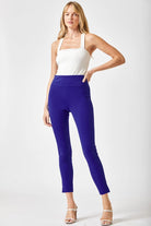 "Copperfield" Pull On Trousers (French Royal)-Lola Monroe Boutique