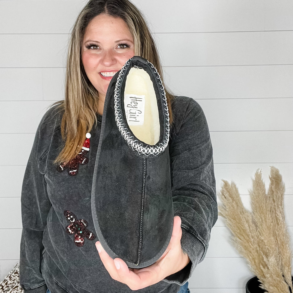Corkys Pillow Talk Booties in Black Faux Suede