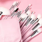 Cotton Candy 24 Piece Makeup Brush Set-Lola Monroe Boutique