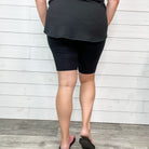 Cotton No Chub Rub Bike Shorts with Pockets (Black)-Lola Monroe Boutique