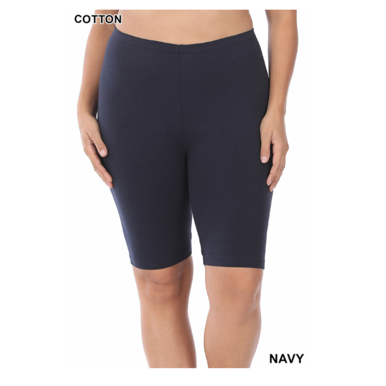 Cotton Shorts ( Multiple Colors)-Lola Monroe Boutique