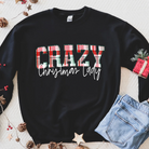 Crazy Christmas lady plaid-Lola Monroe Boutique