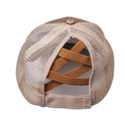 Criss Cross Ponytail Hat (Multiple Colors)-Lola Monroe Boutique