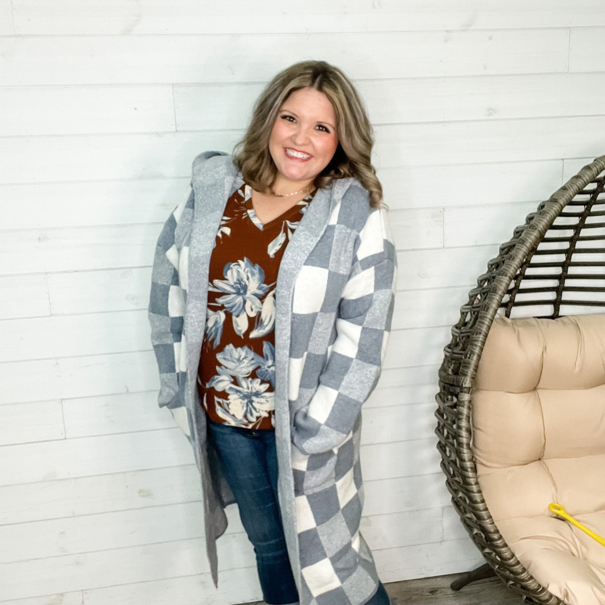 "Cuddle Up" Long Sleeve Hooded Cardigan