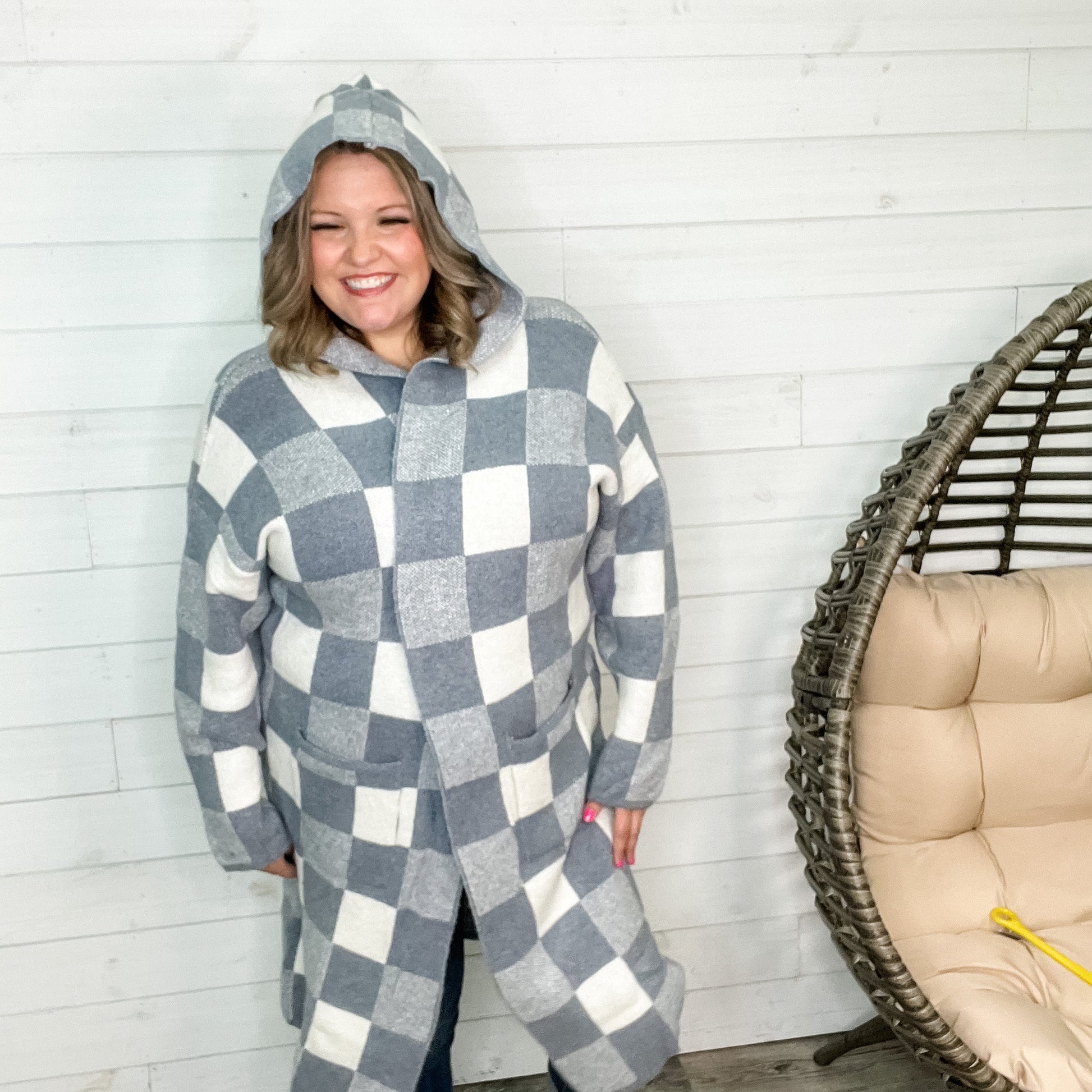 "Cuddle Up" Long Sleeve Hooded Cardigan
