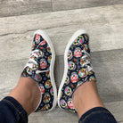 Custom Sneakers (Sugar Skulls)-Lola Monroe Boutique