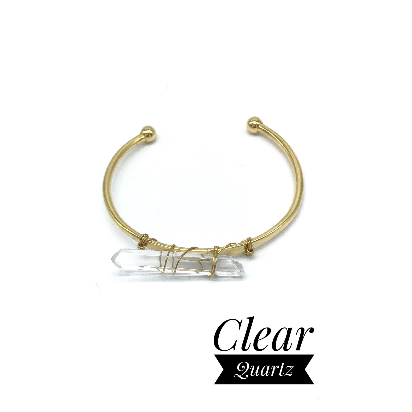 Dainty Mystical Crystal Cuff (Multiple Options)