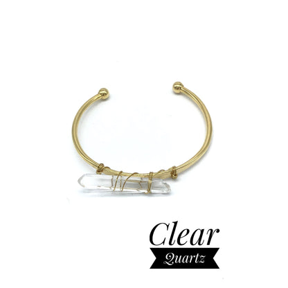 Dainty Mystical Crystal Cuff (Multiple Options)