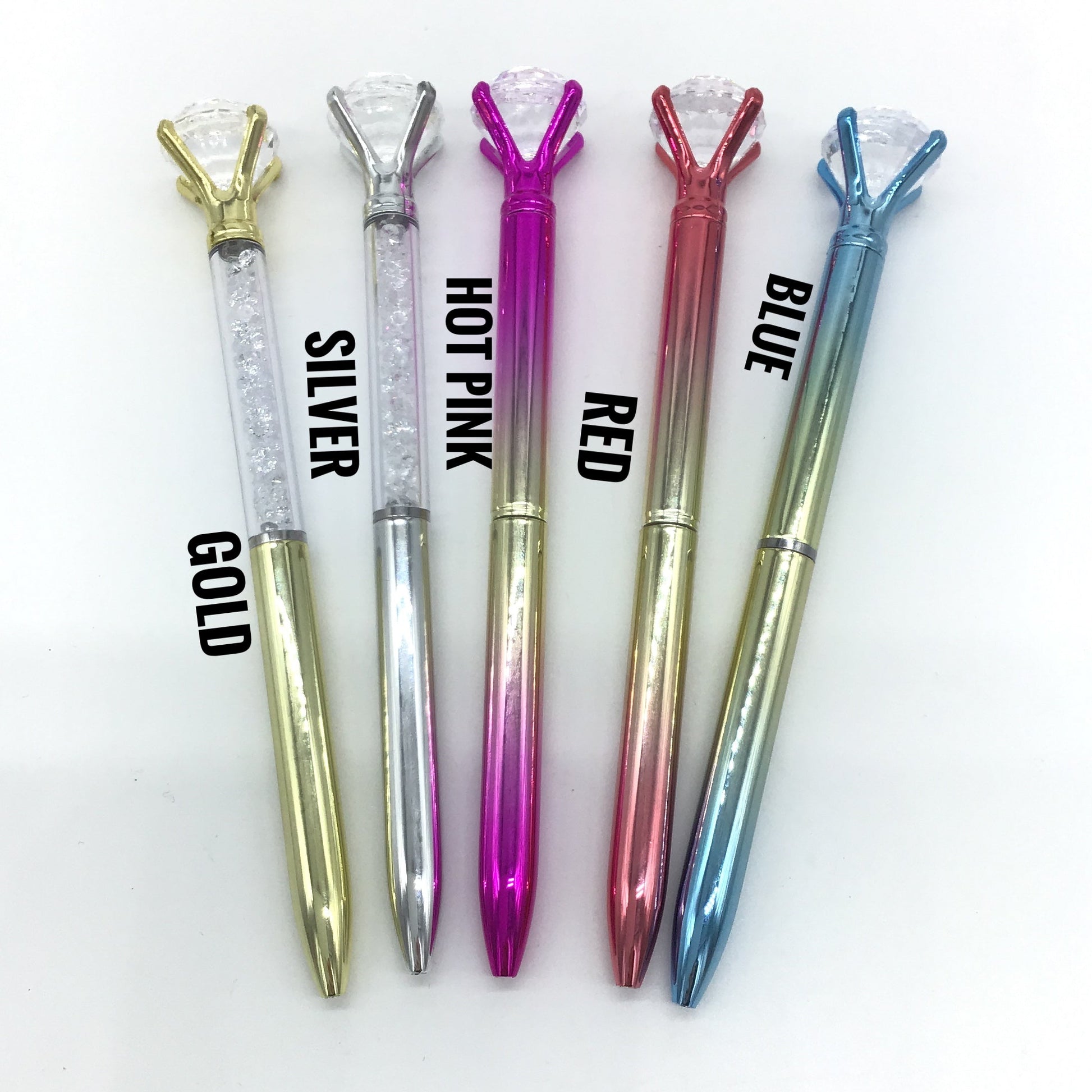 Diamond Accent Ball Point Pen (Multiple Options)-Lola Monroe Boutique