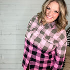 "Difference" Ombre Flannel-Lola Monroe Boutique