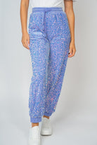 "Disco Diva" Velvet and Sequin Joggers (Multiple Colors)-Lola Monroe Boutique