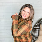 Distressed Flannel (Multiple Colors)-Lola Monroe Boutique