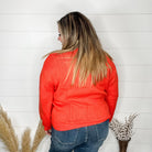 Doorbuster Jack O Lantern Balloon Sleeve Sweater-Lola Monroe Boutique