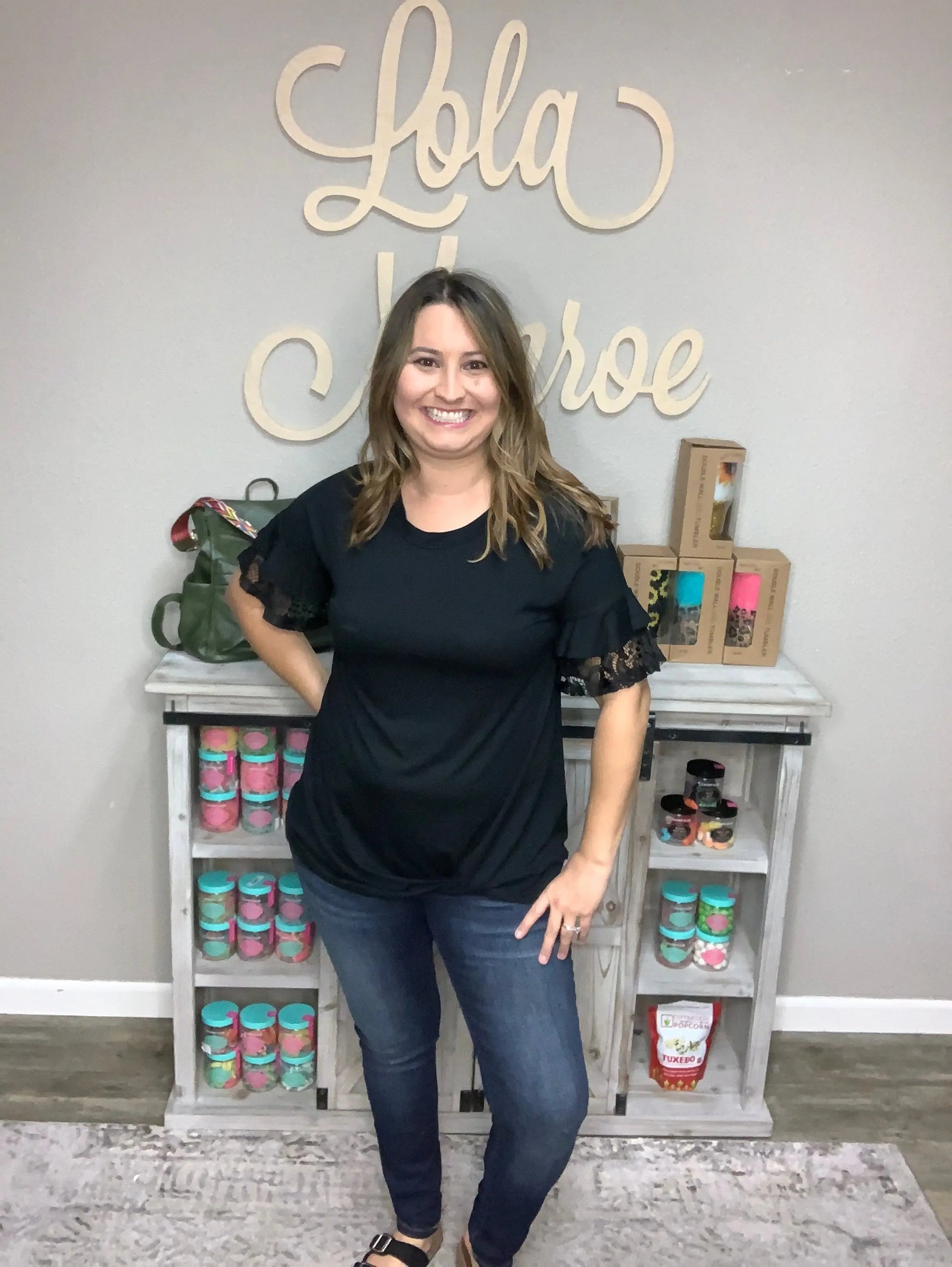 Double Ruffle Tunic Top (Multiple Colors)