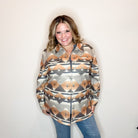 "Down home" Aztec Jacket-Lola Monroe Boutique