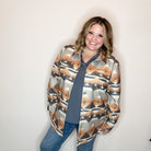 "Down home" Aztec Jacket-Lola Monroe Boutique