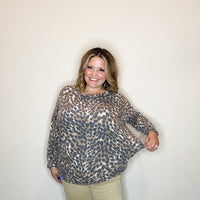 "Down With It" Animal Print Long Sleeve Weekender Style-Lola Monroe Boutique