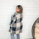 "Drew" Checkered Cardigan-Lola Monroe Boutique