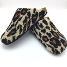 Emotion By Soda Open Back Faux Fur Slipper (Leopard)-Lola Monroe Boutique