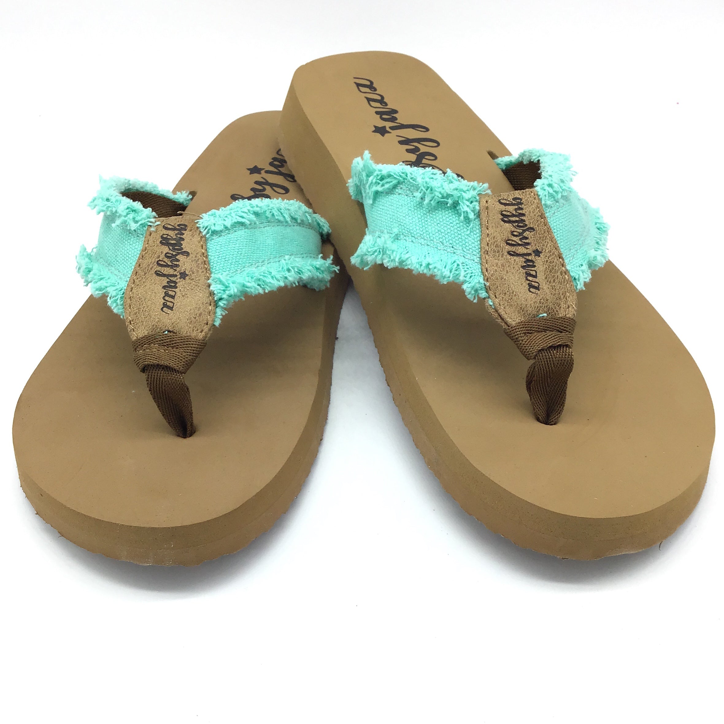 "Encore" By Gypsy Jazz Flip Flop (Mint)-Lola Monroe Boutique