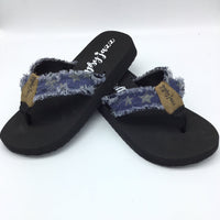 "Encore" By Gypsy Jazz Flip Flop (Navy with Stars)-Lola Monroe Boutique