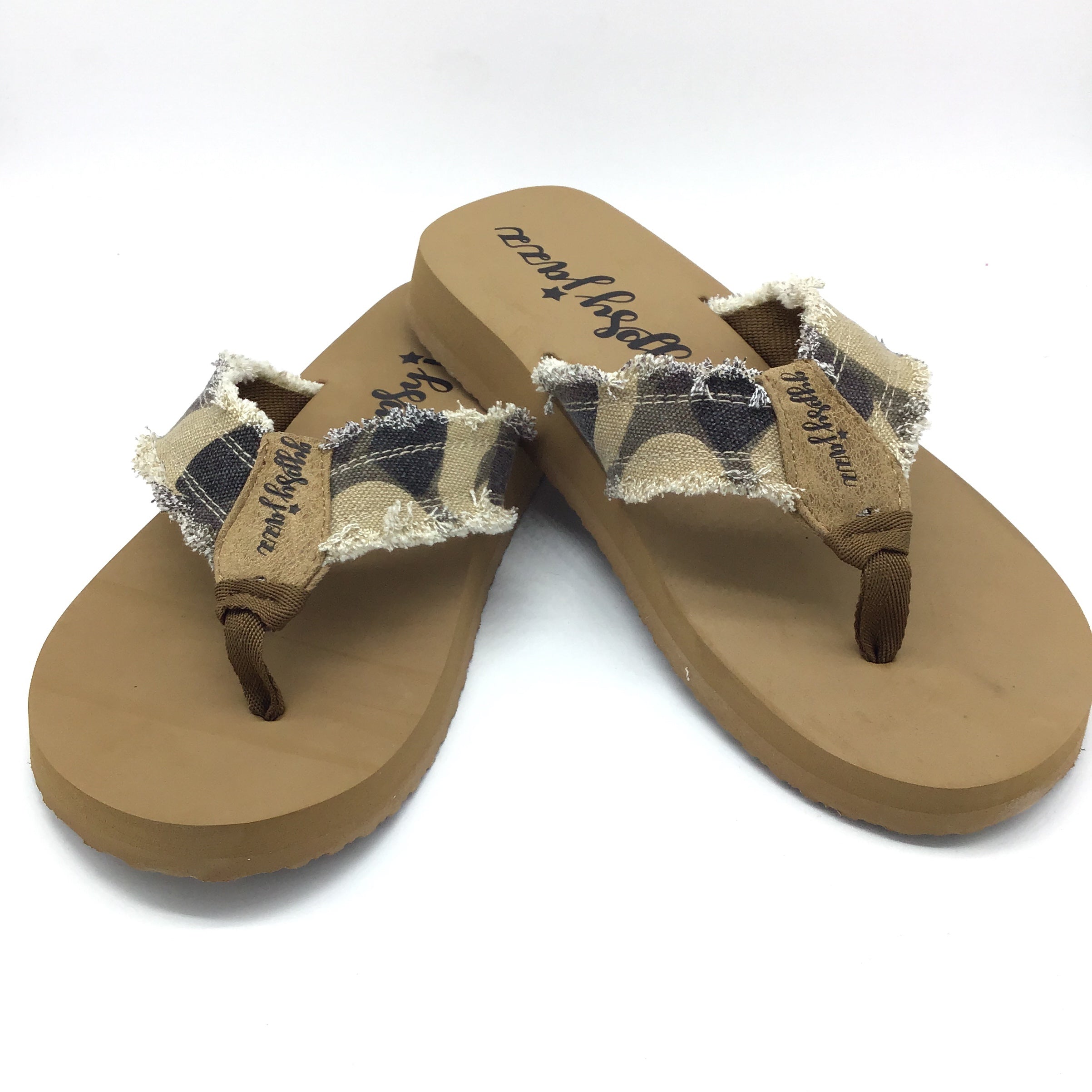 "Encore" By Gypsy Jazz Flip Flop (Tan Camo)-Lola Monroe Boutique