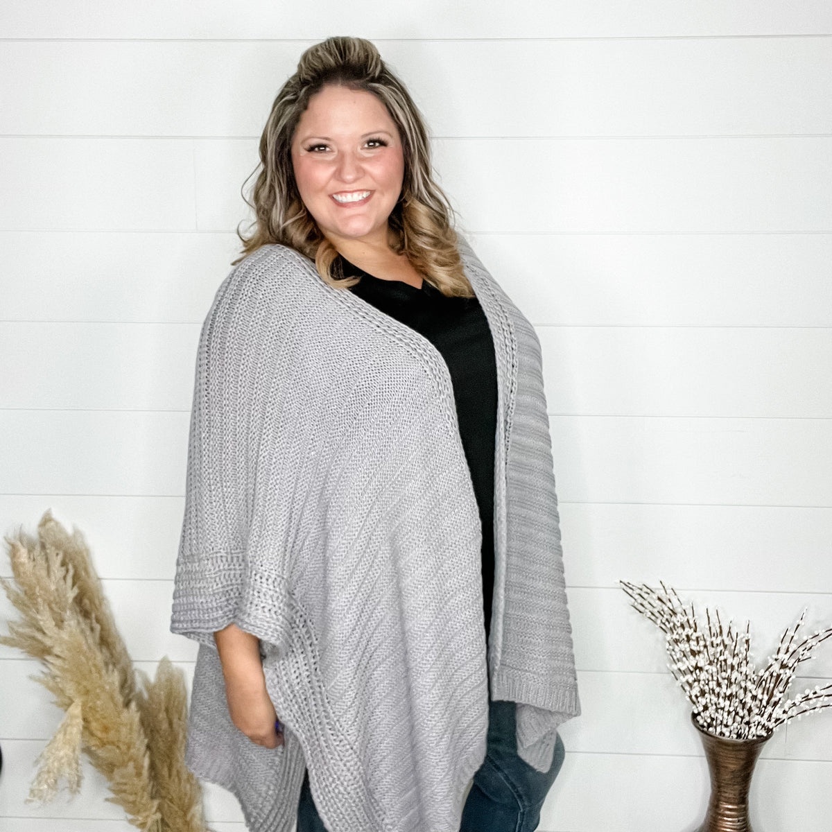 "Evolution" Wide Weave One Size Cardigan