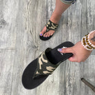 "Feronia" By Yellowbox Flip Flop (Camo)-Lola Monroe Boutique