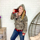 Fleece Feel Animal Print Zip Up-Lola Monroe Boutique