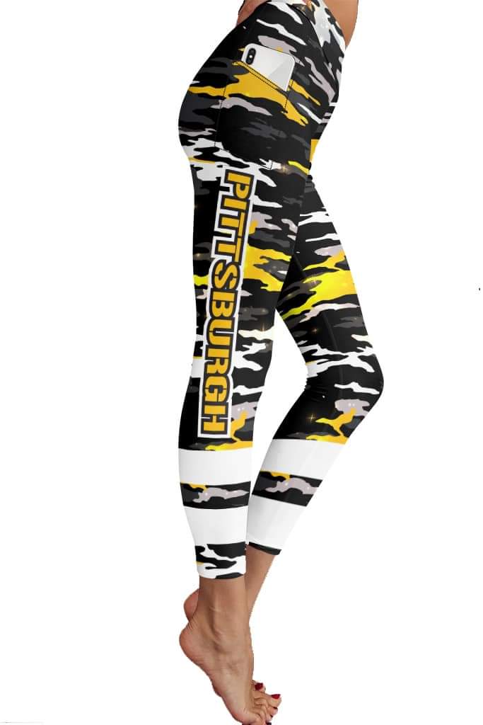 Football Leggings With Pockets-Lola Monroe Boutique