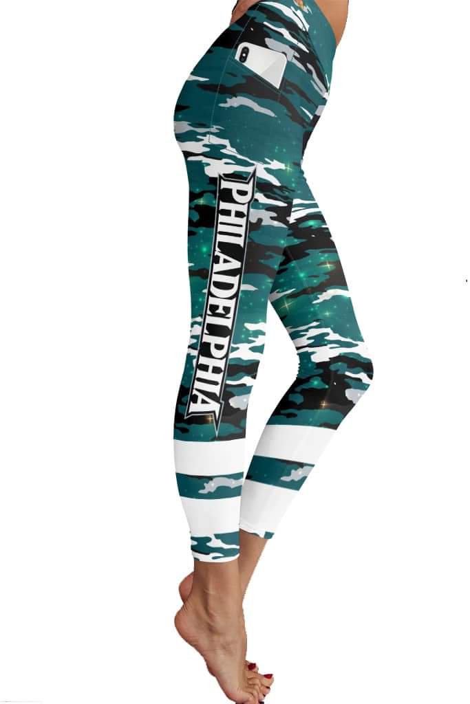 Football Leggings With Pockets-Lola Monroe Boutique