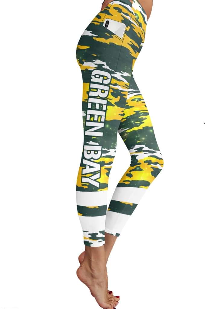 Football Leggings With Pockets-Lola Monroe Boutique