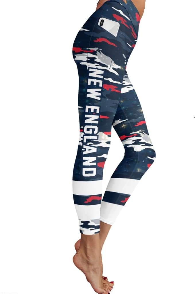 Football Leggings With Pockets-Lola Monroe Boutique