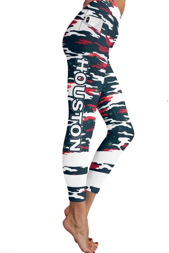 Football Leggings With Pockets-Lola Monroe Boutique