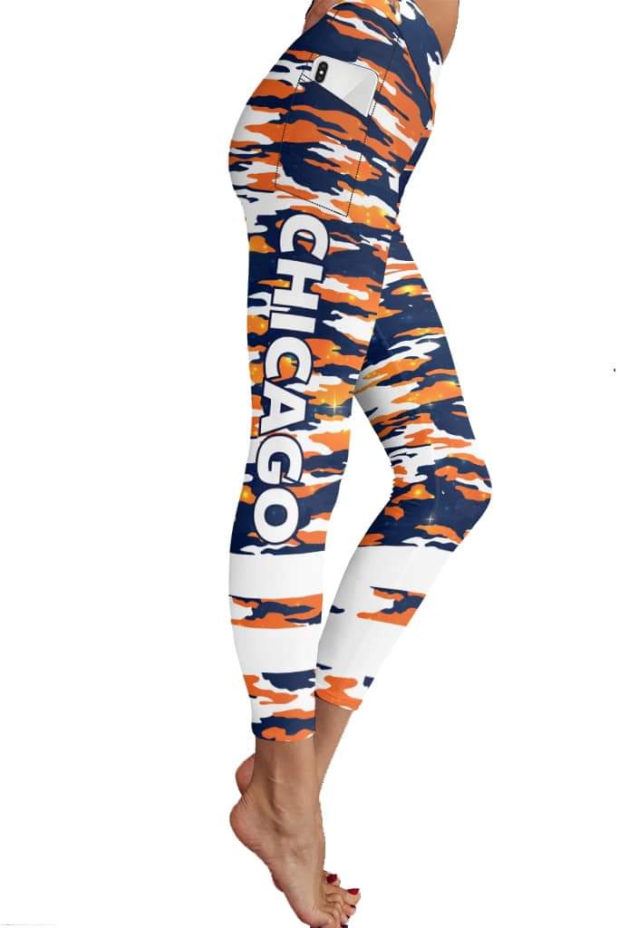 Football Leggings With Pockets-Lola Monroe Boutique