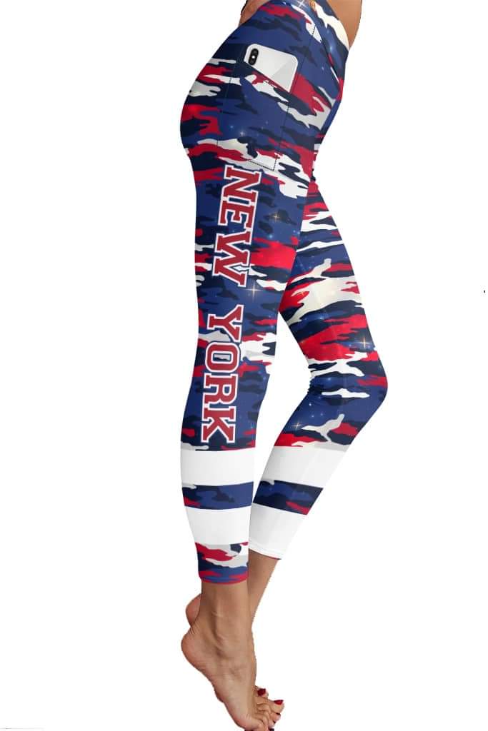 Football Leggings With Pockets-Lola Monroe Boutique