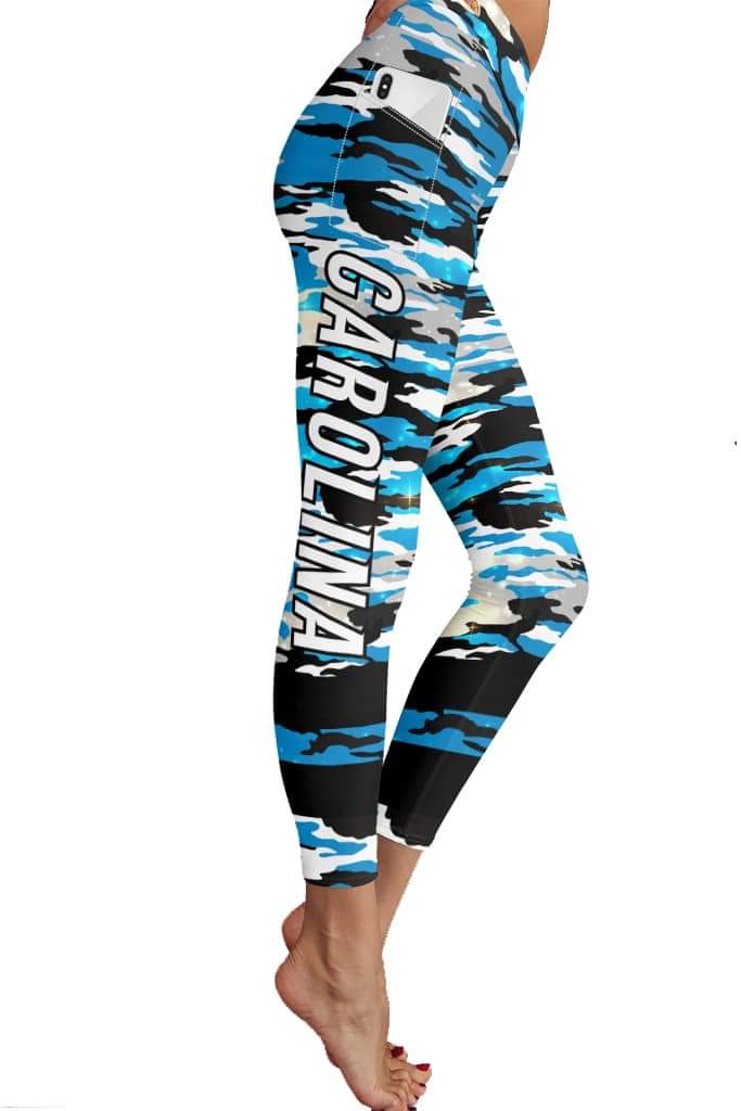 Football Leggings With Pockets-Lola Monroe Boutique