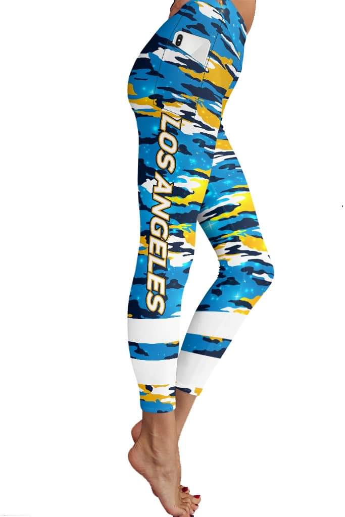 Football Leggings With Pockets-Lola Monroe Boutique