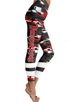 Football Leggings With Pockets-Lola Monroe Boutique