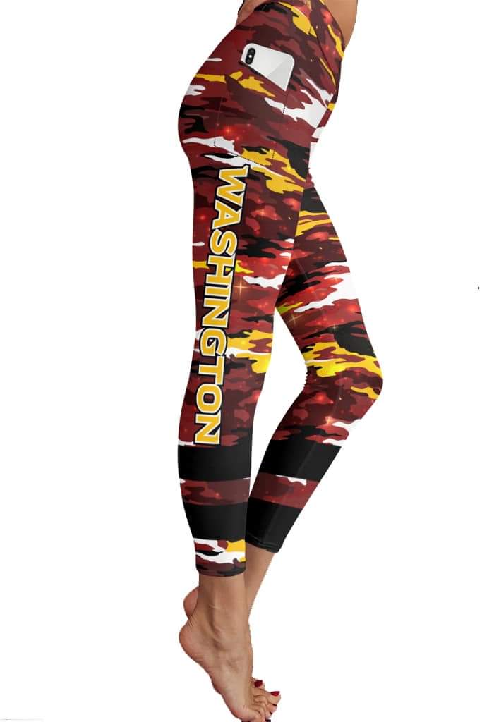 Football Leggings With Pockets-Lola Monroe Boutique