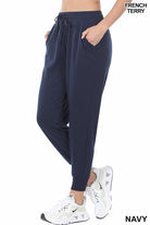 French Terry Capri Joggers (Multiple Colors)-Lola Monroe Boutique