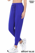 French Terry Capri Joggers (Multiple Colors)-Lola Monroe Boutique