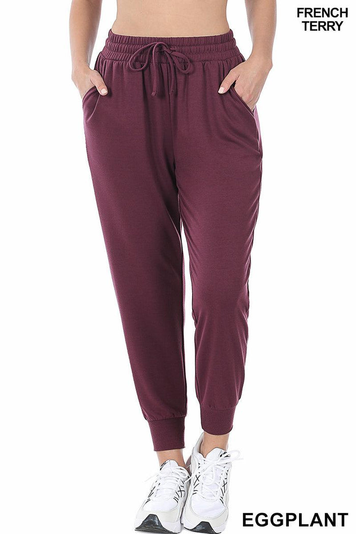 French Terry Capri Joggers (Multiple Colors)