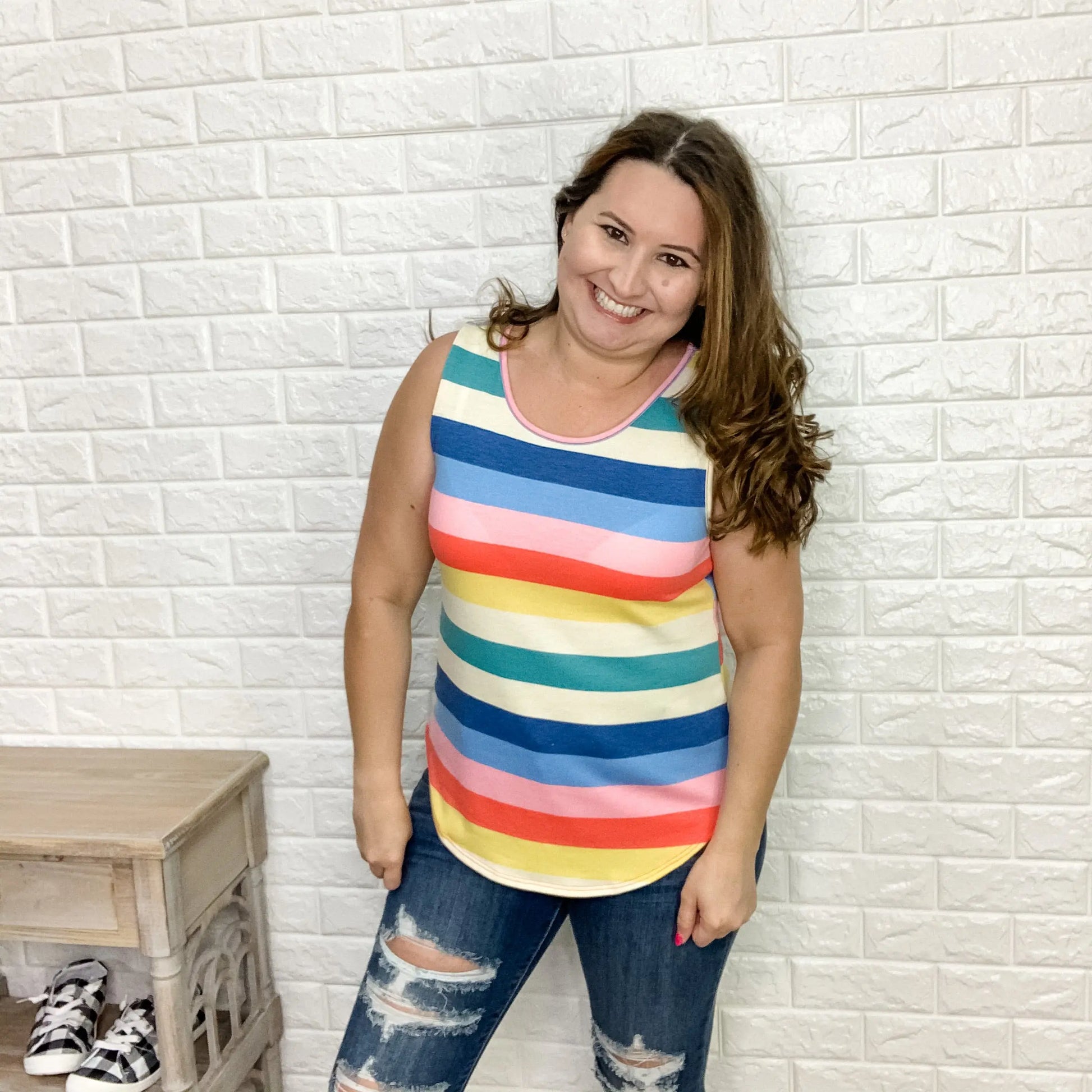 Fruit Stripe Tank Top