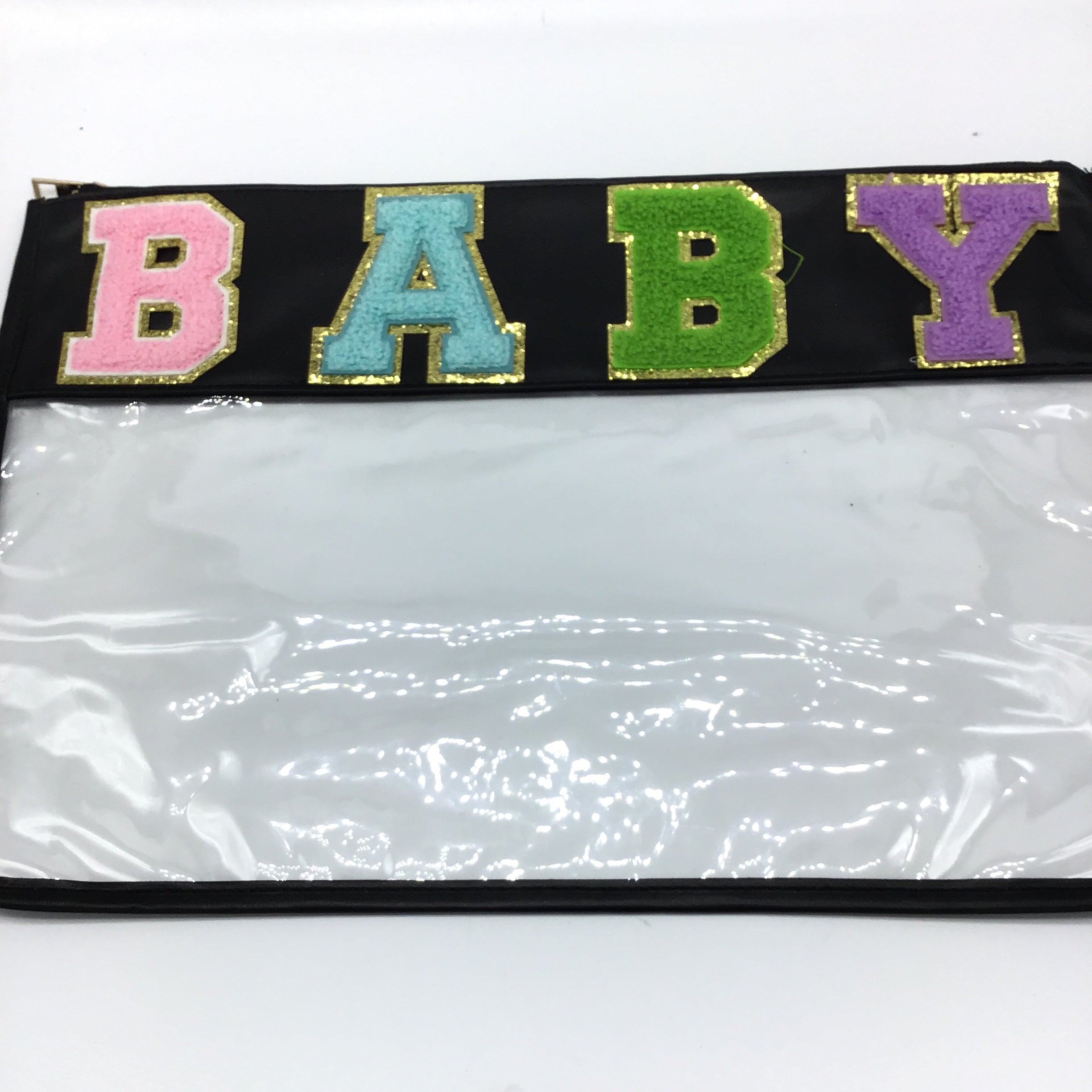 Fun Puffy Letter Plastic Pouches (Multiple Options)-Lola Monroe Boutique